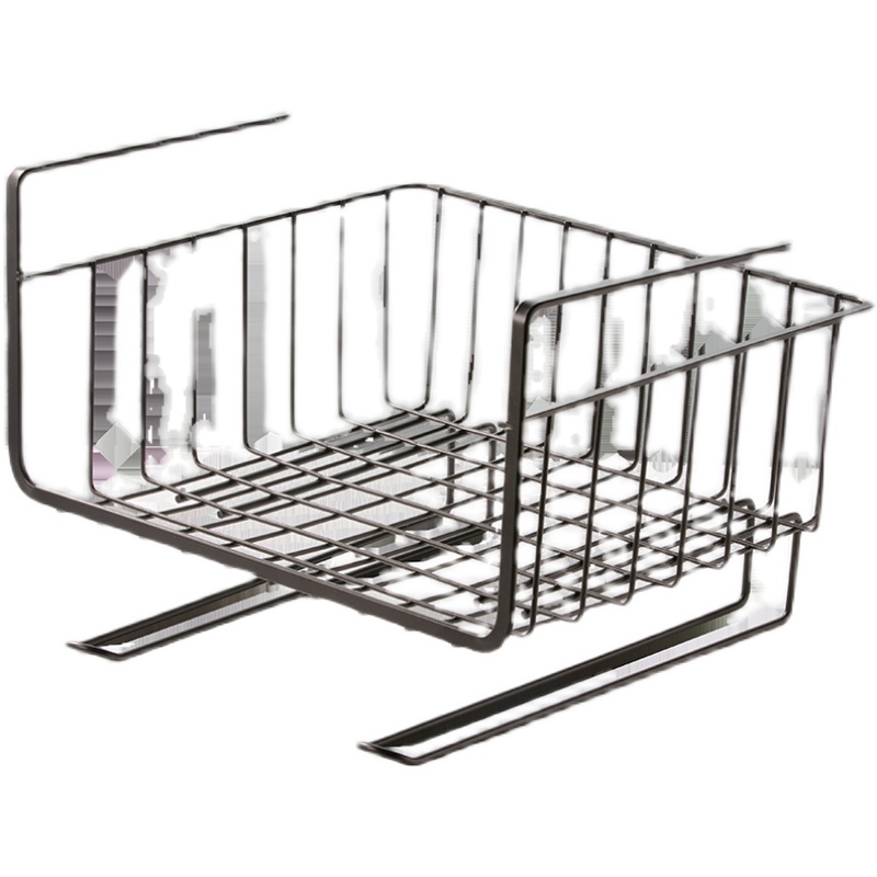 日本橱柜收纳篮 柜子收纳架 橱柜挂篮 吊柜置物架 悬挂收纳框