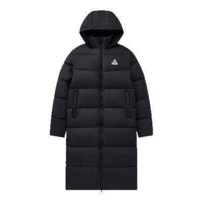 匹克羽绒服长款男户外加绒连帽保暖加厚鸭绒外套女运动服DF544320