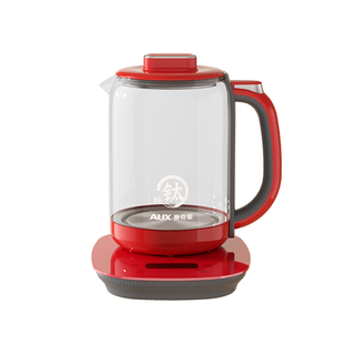 奥克斯纯钛养生壶家用多功能办公室玻璃养生壶煮茶器烧水壶25新款