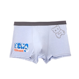 男童内裤儿童莫代尔平角裤青少年男孩四角短裤小童中大童大码底裤