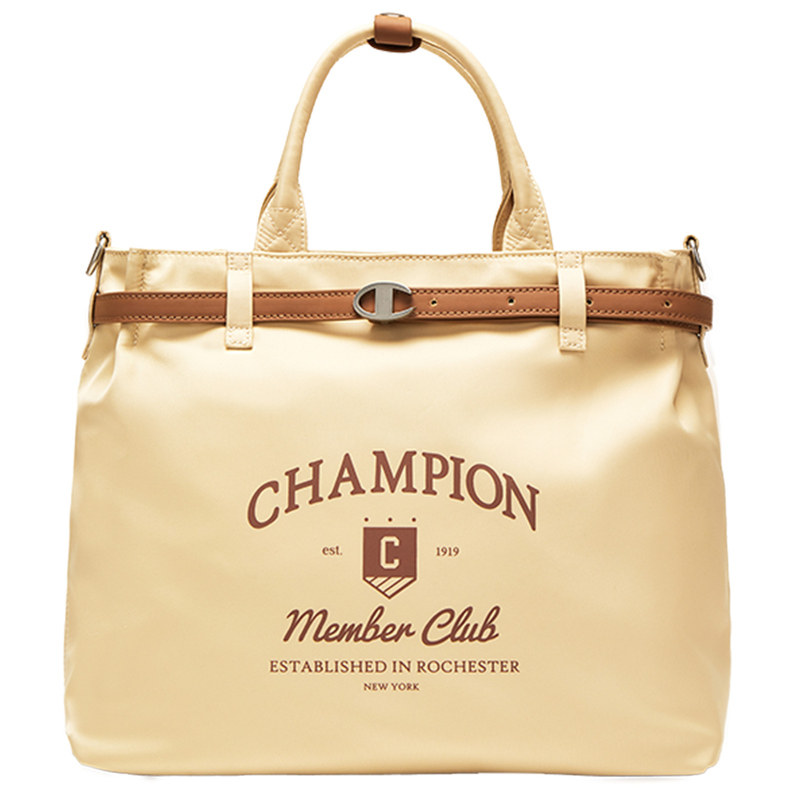 champion冠军26春季新款托特包单肩手提斜跨复古女帆布包双肩背包