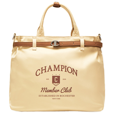 champion冠军复古质感托特包