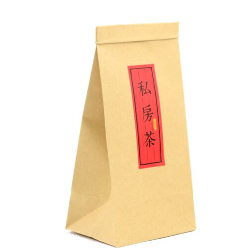 环保铁丝自封口内锡纸牛皮纸茶叶包装袋无字简易通用散茶干果