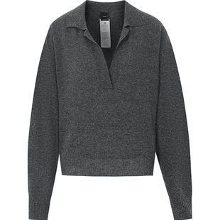 PINKO女士衬衫式翻领长袖针织104050A22U