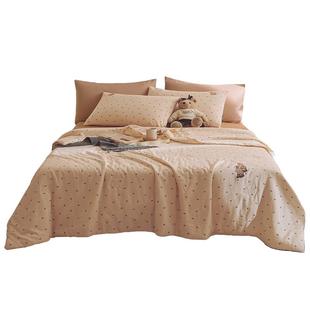 TeenieWeenie双层纱夏凉被纯棉全棉可机洗夏被空调被儿童薄款被子