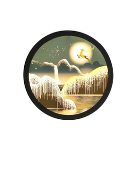 新中式led壁灯壁画灯床头灯过道走廊灯入门灯玄关装饰灯