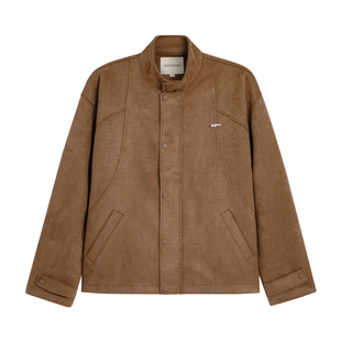 BODYDREAM静雅学者麂皮绒外套男GeekChic立体机车领夹克/短宽廓形