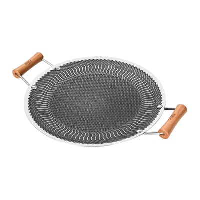 【316不锈钢】原始人烤肉烤盘