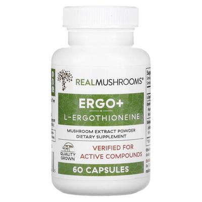 Real Mushrooms ERGO+麦角硫因胶囊有机蘑菇提取焕活肌肤好状态多