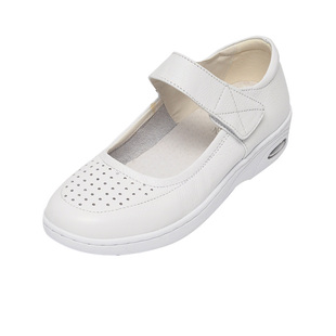 内联升女皮面护士鞋（气垫）春夏秋时尚休闲女皮鞋夏季网鞋1347C