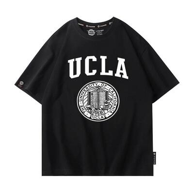 drew UCLA短袖男夏季加利福尼亚大学洛杉矶分校T恤纪念品衣服潮