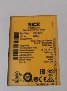配件UE410-XU4T5 SICK西克安全控制器，订货号603议价