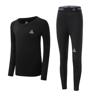 匹克儿童紧身衣训练服男童篮球服打底速干衣青少年跑步运动套装