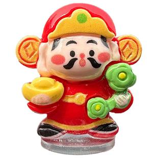 2025年新款爆款财神爷汽车摆件网红中控台屏幕趴趴车载车内装饰品