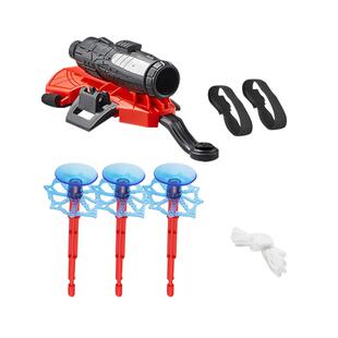 蜘蛛丝发射器手套科技蜘蛛侠吐丝英雄儿童童软弹枪可发射新年玩具