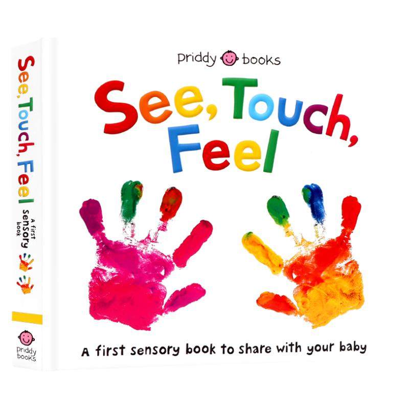 现货See touch feel 英文原版绘本 Seetouchfeel 触觉视觉感官认知 A First Sensor