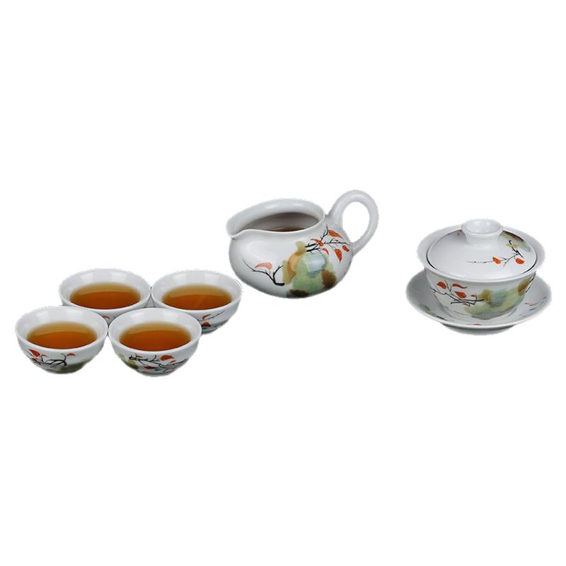 贵和祥专柜陶瓷套组包邮功夫茶具