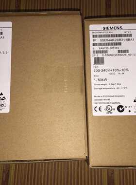 议价6SE6440-2AB21-5BA1西门子m440 1.5kW变频器6SE64402AB215BA1