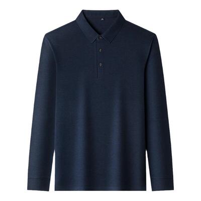 恒源祥中年长袖T恤男装含羊毛衫