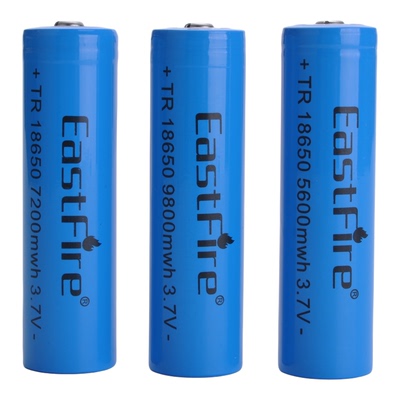 全新18650平头锂电池足毫安3.7V