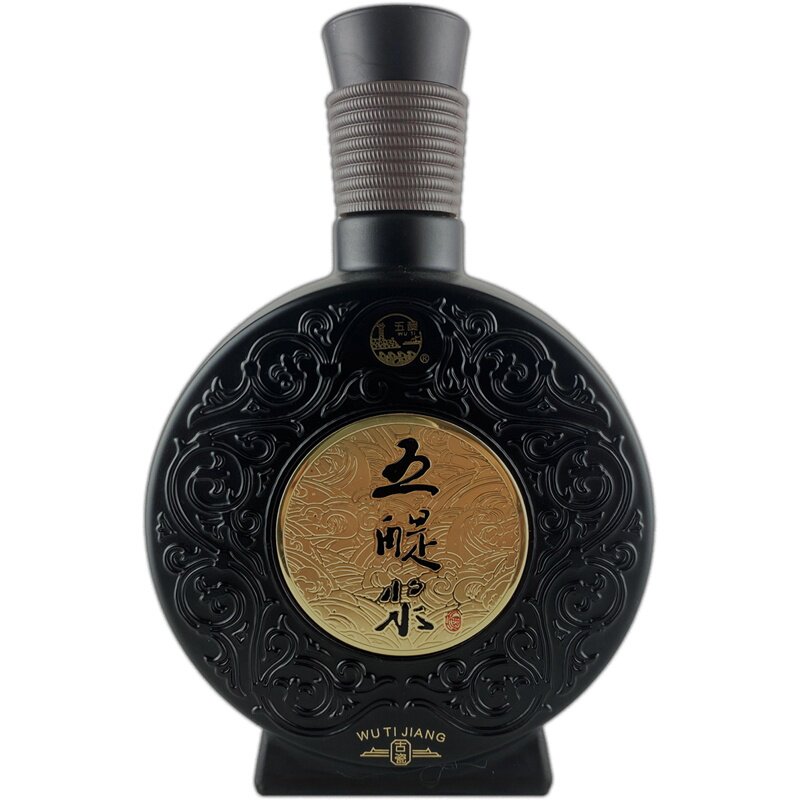 盐城滨海五醍浆42度古瓷八滩瓦罐浓香型黑瓶纯粮食酿造酒整箱6瓶