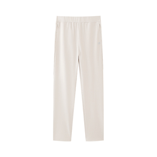 ELLE Active时尚户外穿搭休闲裤女加绒直筒裤秋冬款运动长裤显瘦