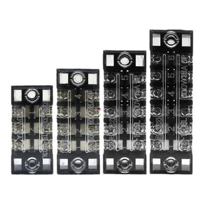 德力西通用接线排15A 阻燃TB-1512 406接线端子接线板 12位端子排