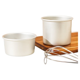 三能4寸蛋糕模具小四寸阳极加深圆形戚风活底6/8/5寸加高蛋糕模具