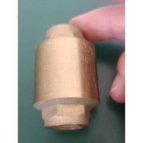EUROPA进口全铜单向阀，3/8寸内丝，意大利原装正品，全