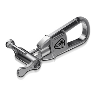 全不锈钢汽车钥匙扣男士挂件适用别克奥迪奔驰宝马创意个性锁匙扣