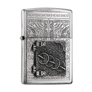 zippo官方正品打火机 摸金笔记贴章国风防风煤油送男朋友新年礼物