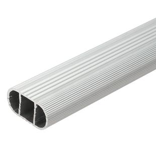 挂衣杆铝合金杆衣柜内衣杆扁法兰底座吊装晾衣杆衣托横杆吊通杆子