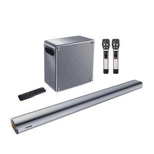 山水93B客厅蓝牙K歌回音壁电视音响双无线话筒家庭影院音箱低音炮