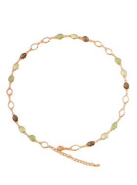 A多彩玲珑水晶项链仙气