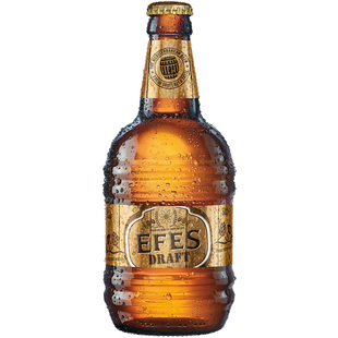 艾菲啤酒土耳其原装进口啤酒瓶装500*12瓶整箱大麦精酿原浆黄啤酒