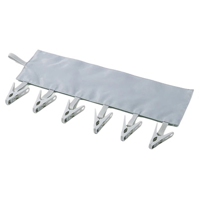 旅行折叠衣架便携式布艺晾晒衣