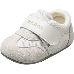 牧童小月龄婴儿鞋2025秋冬新款软底宝宝鞋子女童学步网面柔抱鞋男