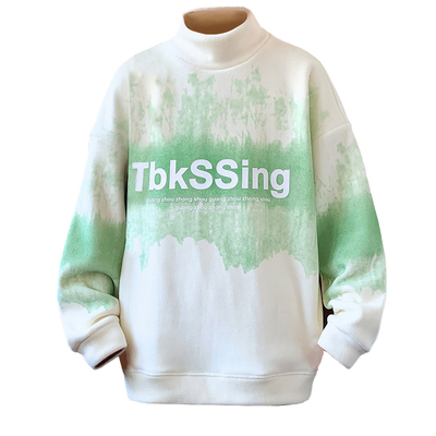 半高领奥粒绒青少年卫衣男高级感