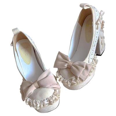 pinkyo原创甜美可爱风蝴蝶结女鞋