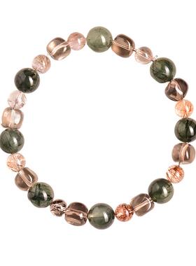 【事业稳升】天然绿发晶黑金超