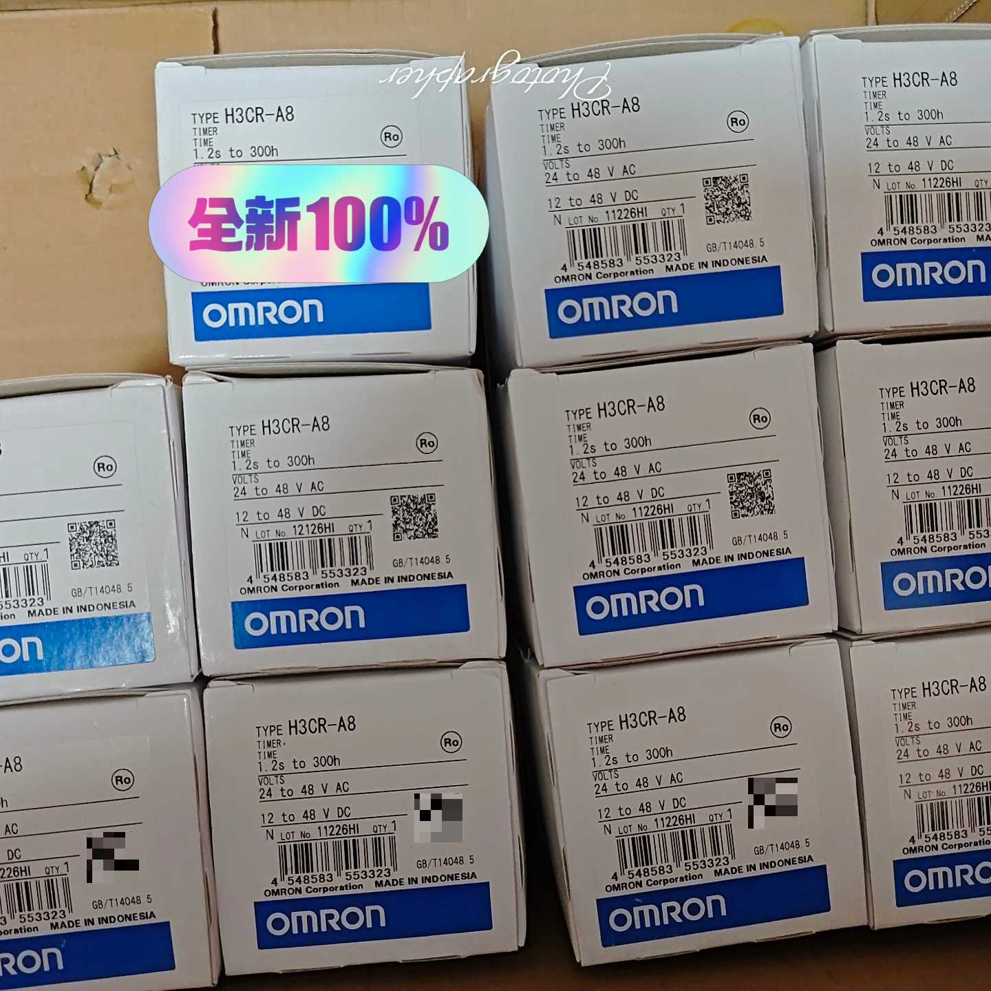 【议价-可维修】欧姆龙 AC24-48V H3CR-A8 48V 全新/二手均有货