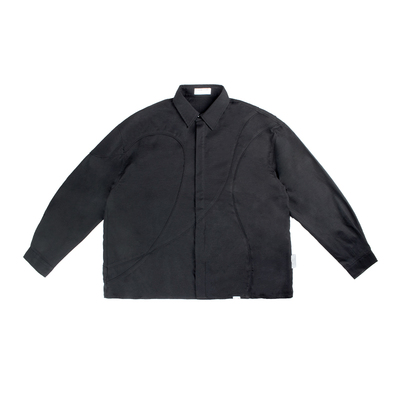 设计感廓形垂坠感曲线设计衬衫