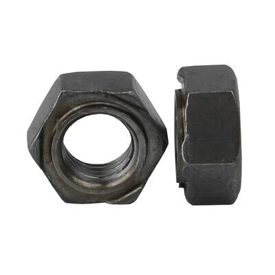 本色六角焊接四方细牙泰展螺母