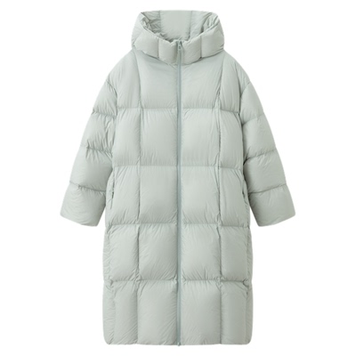 RUISHI95波兰白鸭绒羽绒服长款