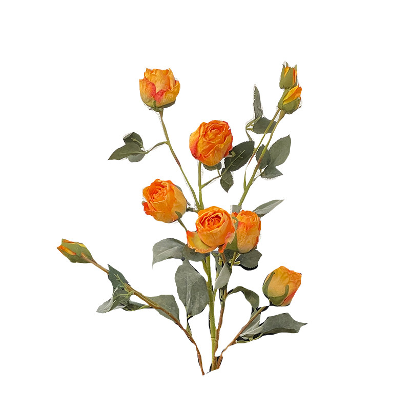 多头仿真玫瑰花束高级感插花