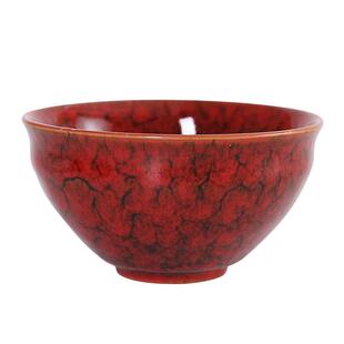 中式窑变建盏单杯复古五行杯陶瓷主人杯套装功夫大茶杯子品茗杯