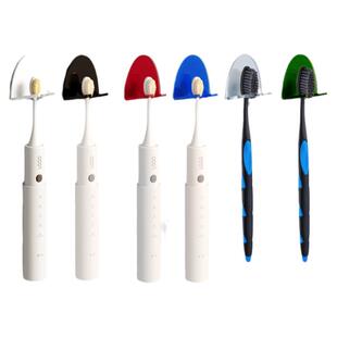 浴室无痕亚克力彩色时尚简约电动牙刷架卫生间避挂钩收纳沥水防霉