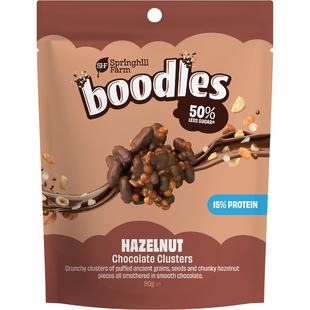澳洲 Boodles Less Sugar Chocolate & Hazelnut 50%低糖巧克力