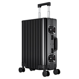 漫游新款全铝镁合金商务行李箱24万向轮拉杆箱20寸登机旅行箱男女
