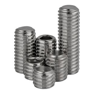 304不锈钢平端无头机米12.9级紧定螺钉内六角螺丝顶丝M2M3M4M5M16